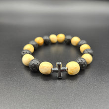 Load image into Gallery viewer, Bracelet - Palo Santo with Lava Beads