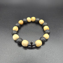 Load image into Gallery viewer, Bracelet - Palo Santo with Lava Beads