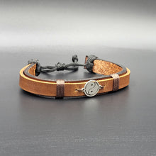 Load image into Gallery viewer, Handcrafted PU Leather Bracelet ~ Charm