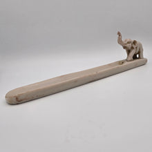 Load image into Gallery viewer, Thai Handcrafted Wooden Incense Holder β Elephant Design