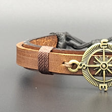 Load image into Gallery viewer, Handcrafted PU Leather Bracelet ~ Charm
