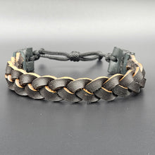 Load image into Gallery viewer, Handcrafted PU Leather Bracelet ~ Braided