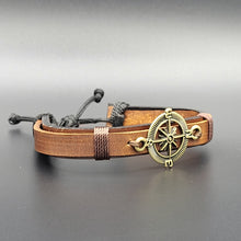 Load image into Gallery viewer, Handcrafted PU Leather Bracelet ~ Charm