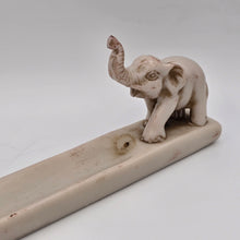 Load image into Gallery viewer, Thai Handcrafted Wooden Incense Holder β Elephant Design
