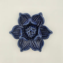 Load image into Gallery viewer, Thai Ceramic Incense Holder – Lotus Flower Design (Various Colors)