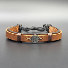 Load image into Gallery viewer, Handcrafted PU Leather Bracelet ~ Charm