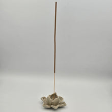 Load image into Gallery viewer, Thai Ceramic Incense Holder – Lotus Flower Design (Various Colors)