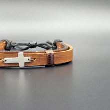 Load image into Gallery viewer, Handcrafted PU Leather Bracelet ~ Charm