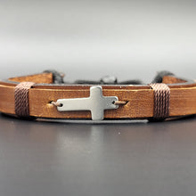 Load image into Gallery viewer, Handcrafted PU Leather Bracelet ~ Charm