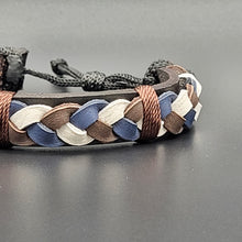 Load image into Gallery viewer, Handcrafted PU Leather Bracelet ~ Braided