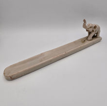 Load image into Gallery viewer, Thai Handcrafted Wooden Incense Holder β Elephant Design