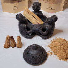 Load image into Gallery viewer, Large Handcrafted Incense Burner: The Circle of Unity