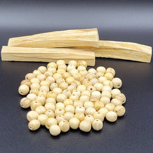 Load image into Gallery viewer, Palo Santo Aromatic Beads, Handcrafted, 9mm (avg.)