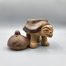 Load image into Gallery viewer, Small Handcrafted Incense Holder: The Giant Tortoise
