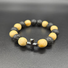 Load image into Gallery viewer, Bracelet - Palo Santo with Lava Beads
