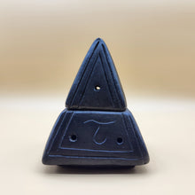 Load image into Gallery viewer, Small Handcrafted Incense Burner: The Pyramid
