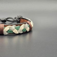 Load image into Gallery viewer, Handcrafted PU Leather Bracelet ~ Braided
