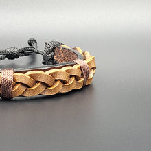 Load image into Gallery viewer, Handcrafted PU Leather Bracelet ~ Braided
