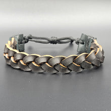 Load image into Gallery viewer, Handcrafted PU Leather Bracelet ~ Braided
