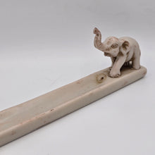 Load image into Gallery viewer, Thai Handcrafted Wooden Incense Holder – Elephant Design
