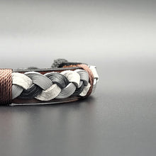 Load image into Gallery viewer, Handcrafted PU Leather Bracelet ~ Braided
