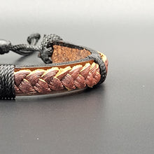 Load image into Gallery viewer, Handcrafted PU Leather Bracelet ~ Braided
