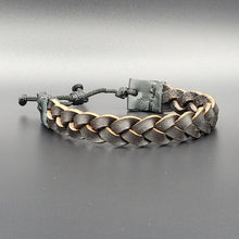 Load image into Gallery viewer, Handcrafted PU Leather Bracelet ~ Braided
