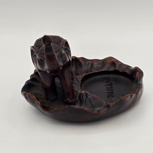Load image into Gallery viewer, Thai Handcrafted Wooden Incense Holder Plate – Elephant Design
